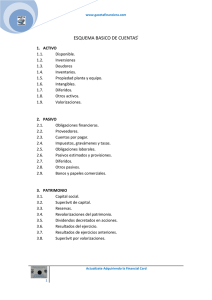 ESQUEMA BASICO DE CUENTAS