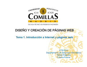 diseño y creación de páginas web