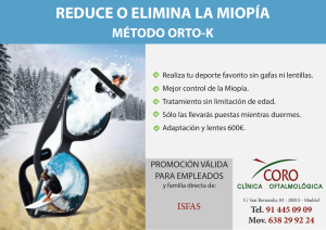 REDUCE O ELIMINA LA MIOPÍA