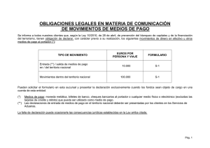 obligaciones legales en materia de comunicación