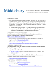 atletismo y carreras