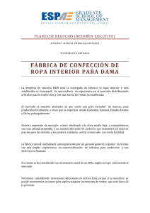 fábrica de confección de ropa interior para dama