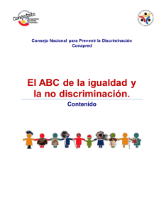 Igualdad y No Discriminación: Curso en Línea Conapred