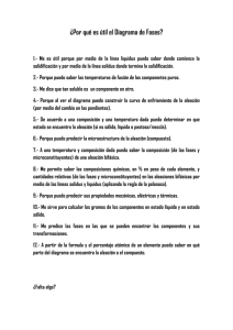 ¿Por qué es útil el Diagrama de Fases?