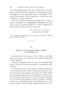 Breve Inédito de Alejandro III sobre Valladolid | Historia