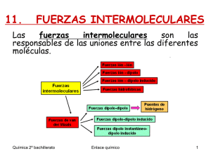 Fuerzas Intermoleculares: Presentación de Química