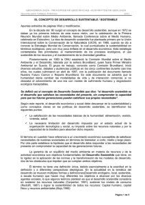 Desarrollo Sostenible