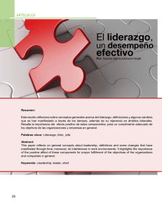 El liderazgo, efectivo