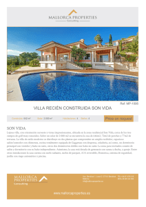 VILLA RECIÉN CONSTRUIDA SON VIDA SON VIDA