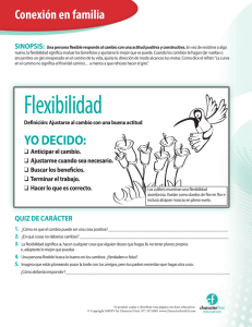 Flexibilidad - Character First Education