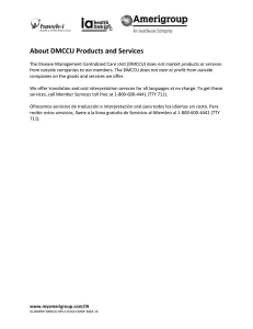 (DMCCU) Products and Services