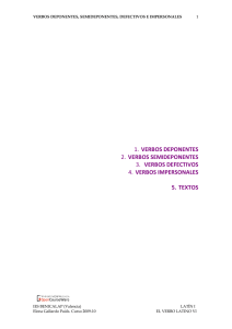 verbos semideponentes - OCW-UV