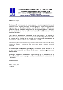 Estimados Colegas Resulta claro la importancia de las micro