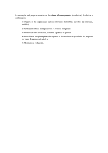 La estrategia del proyecto consiste en los cinco (5