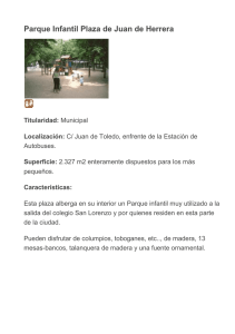 Parque Infantil Plaza de Juan de Herrera