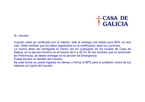 Sr. Usuario: Cuando usted es certificado por el