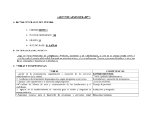 Asistente Administrativo