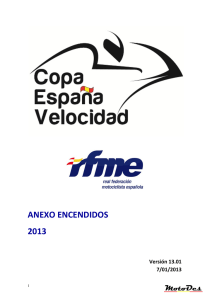 anexo encendidos - Circuito de Albacete