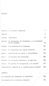 íNDICE La transición del feudalismo al capitalismo 481 La