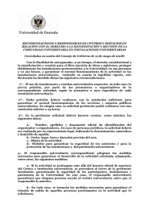 Recomendaciones derecho reunion