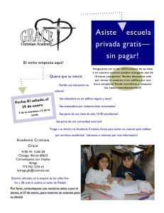 Asiste escuela privada gratis— sin pagar!