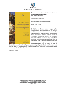 Discurso sobre el origen y los fundamentos de la desigualdad entre