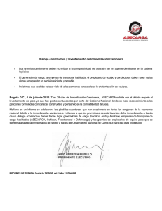 Dialogo constructivo y levantamiento de Inmovilización