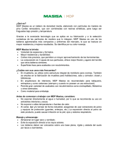 MDP Masisa es un tablero de densidad media, elaborado con