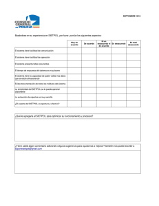 Encuesta - Consejo General de Policía