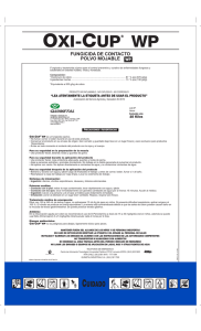 OXI-CUP WP: Fungicida Cúprico para Frutales y Hortalizas