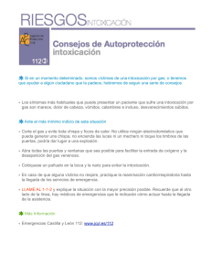 Si en un momento determinado, somos víctimas de una intoxicación