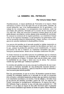 La Siembra del Petróleo: Venezuela's Oil Wealth Paradox
