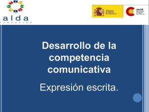 Expresión escrita