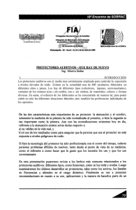 1. INTRODUCCIÓN Los protectores auditivos son el. medio mas