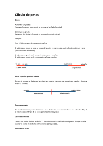 Calculo de penas