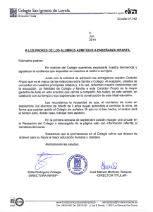 Colegio San Ignacio de Loyola ü*fET!l
