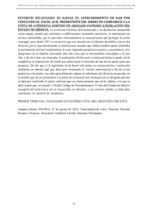 divorcio incausado. es ilegal el apercibimiento de dar por concluido