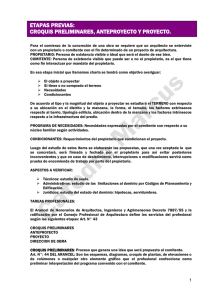 etapas previas
