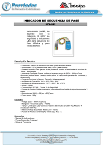 indicador de secuencia de fas ee