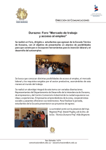 Durazno: Foro “Mercado de trabajo y acceso al empleo”