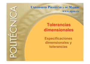Tolerancias dimensionales