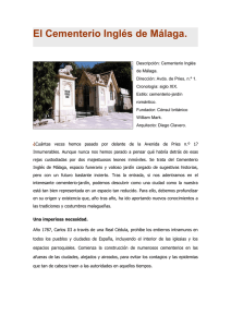 El Cementerio Inglés de Málaga - Universidad Laboral de Málaga