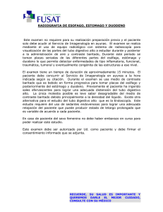 RADIOGRAFIA DE ESOFAGO, ESTOMAGO Y DUODENO