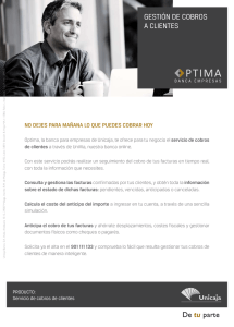 GESTIÓN DE COBROS A CLIENTES