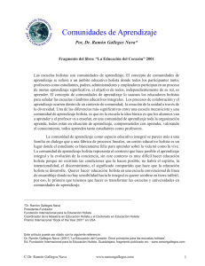 Comunidades de Aprendizaje