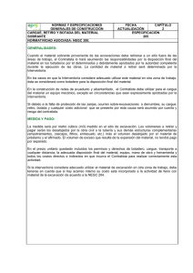 normas y especificaciones generales de construcción