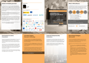 Innovation as a business growth driver