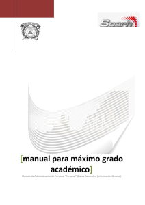 Manual para máximo grado académico