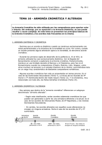 tema 16 - armonía cromática y alterada