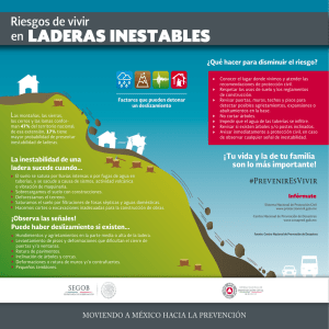 laderas inestables